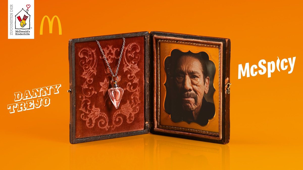 Tränen lügen nicht! McDonald’s bringt Hollywood-Legende Danny Trejo zum Weinen und seine Träne für den guten Zweck nach Deutschland